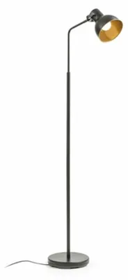 Zdjęcie produktu dla ROSITA lampa stojąca czarna/złota 230V LED E27 11W
