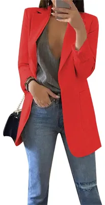 Productafbeelding van Blazers van het merk Damen, met lange mouwen, in effen kleuren en met zakken