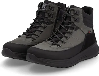 Produktbild von Rieker Herren Schnürstiefel grau/schwarz, Herren:40 EU