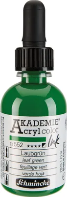 Produktbild von Schmincke Akademie Acryl color Ink 50ml Laubgrün 23552024
