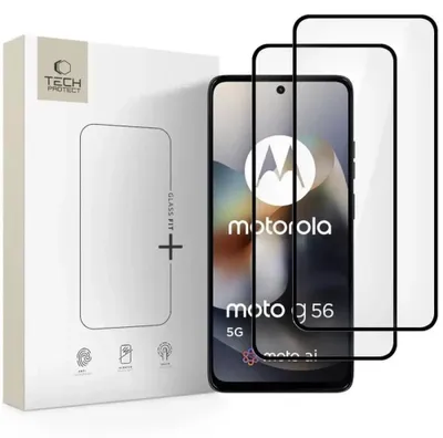 Obrázok produktu pre Tech-Protect Glass Fit+ 2-Pack pre Motorola Moto G56 5G - čierna