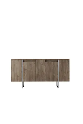 Produktbild von Skye Decor, Luxe - Walnut, Silver, Wohnzimmerschränke, Nussbaum, 160 x 80 x 35 cm