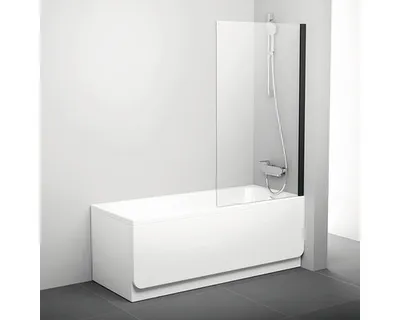 Obrázek produktu pro Zástěna na vanu RAVAK PVS1-80 black+Transparent