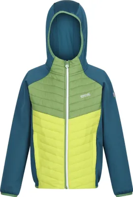 Produktbild von Regatta - dětská hybridní bunda "Kielder VIII" RG9921 (164) (Bright blue/pikant green/lemon lime)
