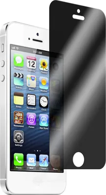 Produktbild von 1er-Pack PhoneNatic Glas-Folie Privacy  kompatibel mit Apple iPhone 5 / 5s / SE - Panzerglas für iPhone 5 / 5s / SE