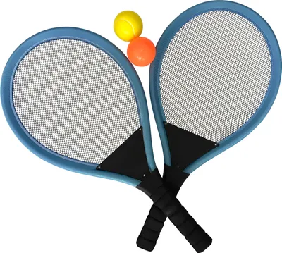 Image de Set de tennis HOME It® Jumbo : divertissement pour toute la famille avec 2 raquettes & 2 balles