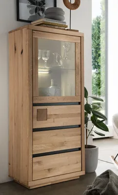 Produktbild von Highboard 65x148cm "Bergamo" Wildeiche geölt WZ-0159