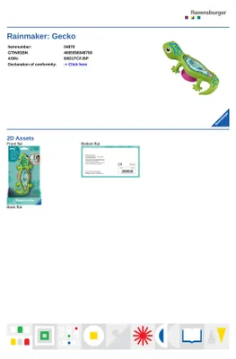 Image de Faiseur de pluie : Gecko Ravensburger 04870
