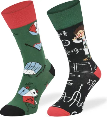 Produktbild von SKIETY Bunte Lustige Socken für Erwachsene Baumwolle, Matematicion - 35-38