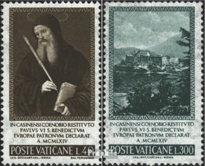 Produktbild von Briefmarken Vatikanstadt 1965 Mi 481-482 (kompl.Ausg.) postfrisch Sondermarken