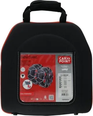 Zdjęcie produktu dla Łańcuchy śniegowe Carpoint RVX-247 16mm