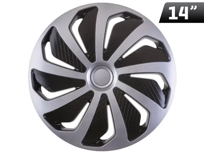 Zdjęcie produktu dla Kołpak samochodowy czarno srebrny Wind 14" cali