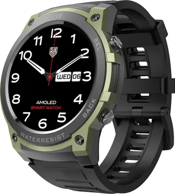 Outdoor smartwatch, 1,43" Bildschirm Sportarmband, bluetooth anruf, herzfrequenz, blutsauerstoff