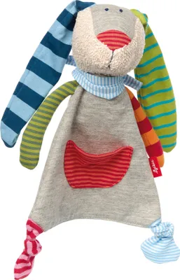 Produktbild von sigikid Schnuffeltuch Hase Rigel Dingel mehrfarbig 23cm, 41274