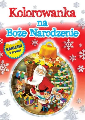 Zdjęcie produktu dla kolorowanka na Boże Narodzenie + naklejki