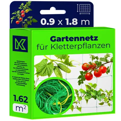 Zdjęcie produktu dla Siatka wspinaczkowa KADAX, wsparcie dla roślin pnących, pomidorów i ogórków, siatka na rośliny, siatka na pomidory, krata do szklarni, siatka na ogórki, siatka na rośliny