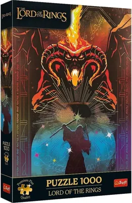 Image de PUZZLE CUBES 1000 PremPlus Le Seigneur des Anneaux 12071