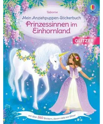 Obrázek produktu pro Mein Anziehpuppen-Stickerbuch: Prinzessinnen im Einhornland