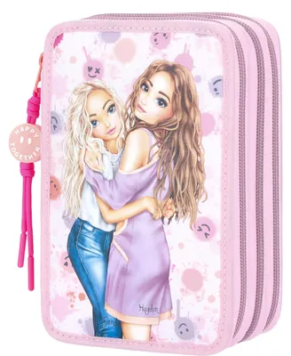 Produktbild von Depesche TOPModel 0011741, Hartschalenetui für Stifte, Polyester, Pink, Abbildung, 6 Jahr(e), Reißverschluss