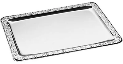 Immagine prodotto di APS Edelstahltabletts Tablett -SCHÖNER ESSEN-  382