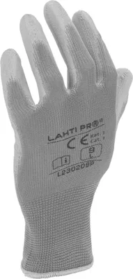 Obrázek produktu pro Pu-Handschuhe Grau L230208P, 12 Paar, "8", Ce, Lahti
