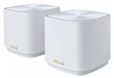 Zdjęcie produktu dla ASUS ZenWiFi XD4 Plus AX1800 2-pak dwuzakresowy (2,4 GHz/5 GHz) Wi-Fi 6 (802.11ax) Biały Wewnętrzny