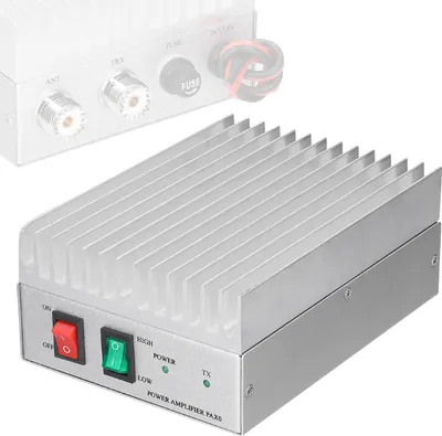 Obrázek produktu pro 30W Výkonový zesilovač 15W 30W Nastavitelný výstupní výkon Poloduplexní provoz Nízké ztráty příjmu Stabilní výkon