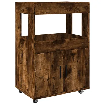 Produktbild von Barwagen Räuchereiche 60x39,5x89 cm Holzwerkstoff