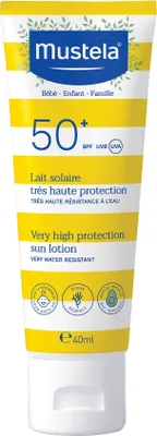 Produktbild von Mustela Sonnencreme mit sehr hohem Schutz, 40 ml