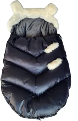 Produktbild von Love Gifts® Universal Fußsack für Kinderwagen wasserdicht & atmungsaktiv, Babyschale, Wanne und Buggy - Winterfußsack aus kuscheligem Fleece