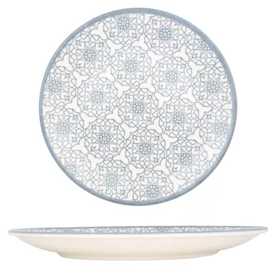 Obrázek produktu pro Porcelánové dezertní talíře Kütahya – Casa Blue – porcelán – 23 cm