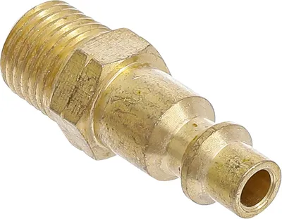 Productafbeelding van Lucht Insteeknippel - Persluchtkoppeling Connector - Gereedschap Aansluiten - VS Frankrijk Norm - 63 mm (1/4") - Meerkleurig