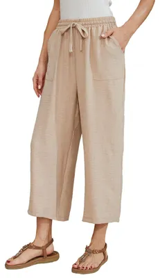 Produktbild von Damenhose aus Leinen, 7/8 Länge, weit geschnitten, ideal für den Sommer