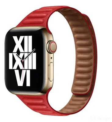Immagine prodotto di Per Apple Watch Series 9 8 7 41mm / 6 SE 5 4 40mm / 3 2 1 38mm Cinturino Rosso