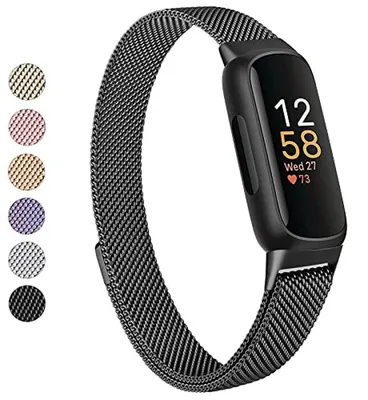 Productafbeelding van Verstelbare Magnetische Roestvrijstalen Polsband voor Fitbit Inspire 3