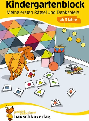 Produktbild von Kindergartenblock ab 3 Jahre - Meine ersten Rätsel und Denkspiele