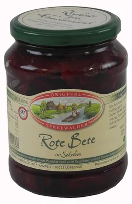Produktbild von Krügermanns Original Spreewälder Rote Beete in Scheiben (720 ml Glas)
