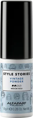 Produktbild von ALFAPARF Milano Vintage Powder, Haarpuder, 8 g, Frauen, Flasche, Volumengebend, AQUA (WATER), GLYCERIN, SILICA SILYLATE, SODIUM BENZOATE, PARFUM (FRAGRANCE), CITRIC ACID, HEXYL...