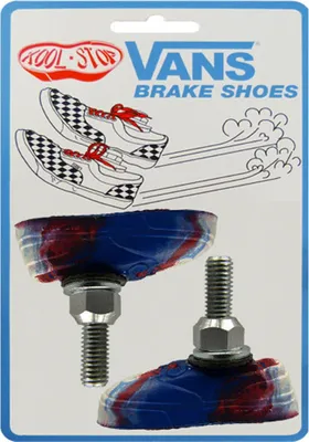 Produktbild von Kool-Stop Bremsschuh V-Brake BMX, T7 Vans rot/weiß/blau, VSWIRL.