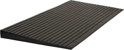 Immagine prodotto di Rampa in gomma per soglie di porte, dimensioni 7 x 100 x 70 cm, superficie antiscivolo, ideale per porte