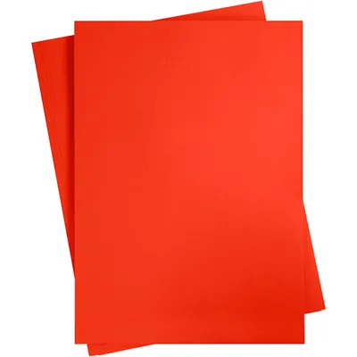 Produktbild von Karton, farbig, A2, Blatt 420x594 mm, 180 g, Rot, 10 Bl./ 1 Pck