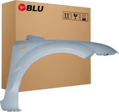 Image de BLU Aile Compatible avec Ford Focus MK2 II D1 Droite Silber MaschineSilber | 2004-2008 | Avant | Peint| Prêt à Monter | Galvanisé