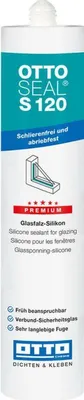 Produktbild von OTTOSEAL S 120 Das Premium-Glasfalz-Silikon S 120 310ML C8571 TRANSP. SCHWARZ