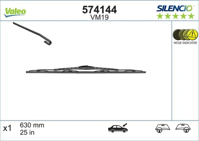 Image de Balai d'essuie-glace VALEO 574144