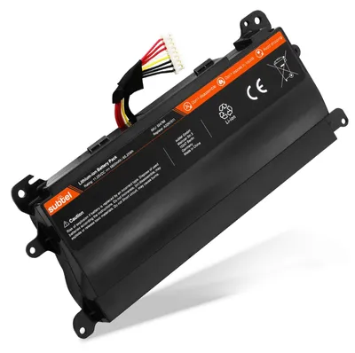 Immagine prodotto di subtel 1x Batteria per PC portatile Compatibile con ASUS G752V, G752VY, ROG G752VT, A32LM9H – (5800mAh, 11.25V)
