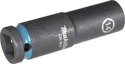 Produktbild von Makita E-16455 Steckschlüssel 1/2" SW14 Impact Black lang