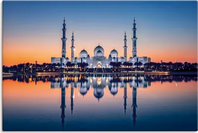 Produktbild von ARTland Leinwandbild Scheich-Zayid-Moschee III Größe: 30x20 cm