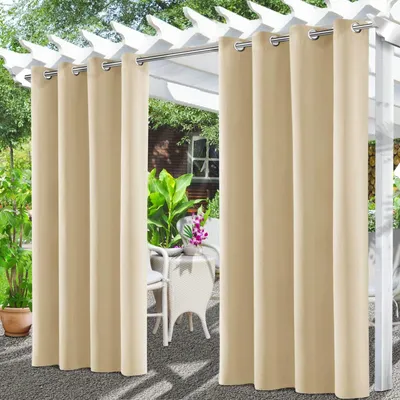 Immagine prodotto di Omgoods - Tenda da esterno impermeabile - Protezione solare e antipioggia per balconi e terrazzi
