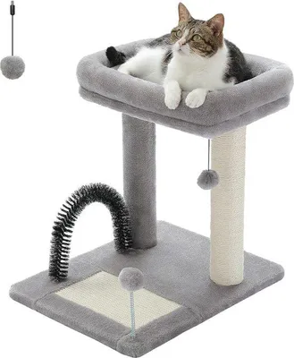 Produktbild von Famanu Tierbürste für Katzen und Hunde - mit ergonomischem Design und selbstreinigend