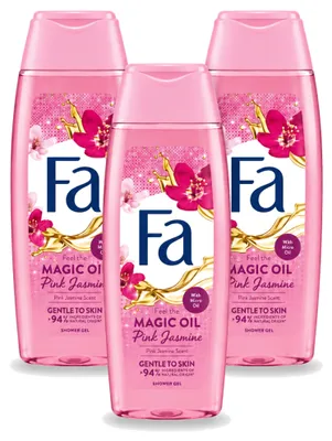 Produktbild von 3 x Fa Douchegel Magic Oil Pink Jasmine - 250 ml - Vorteilspackung - 3 Stücke